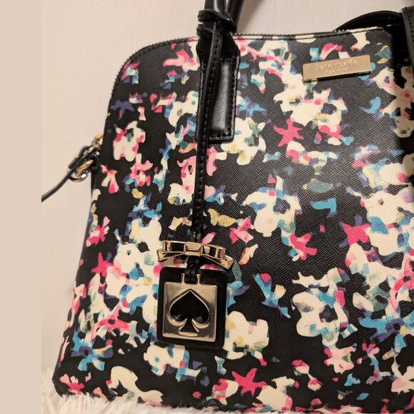 Kate Spade Black Floral Women's Bag - Picture 3 of 13